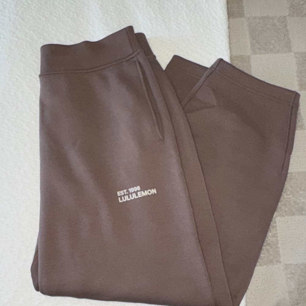 lululemon heavyweight fleece lined sweatpants